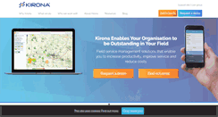 Desktop Screenshot of kirona.com